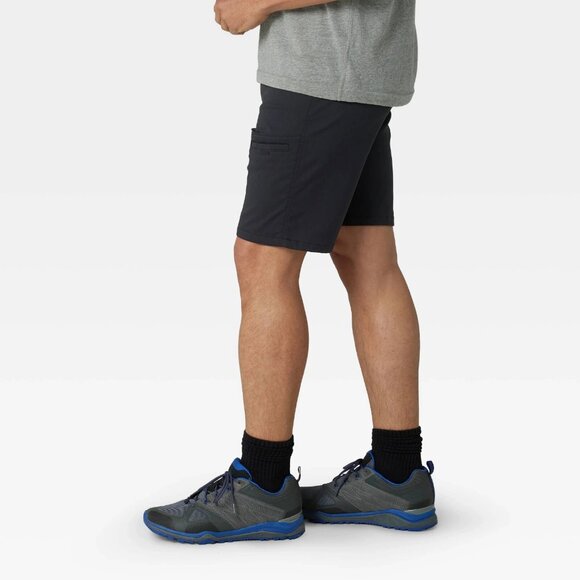 42 Waist - Wrangler Mens 9in Relaxed Fit Outdoor Shorts - Black - Picture 5 of 12